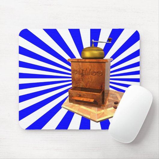 Retro-Kaffeemaschine Mousepad (Mit Mouse)