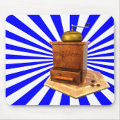 Retro-Kaffeemaschine Mousepad (Vorne)