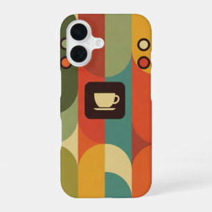 Retro-Kaffeemaschinen-Panel iPhone 16 Hülle