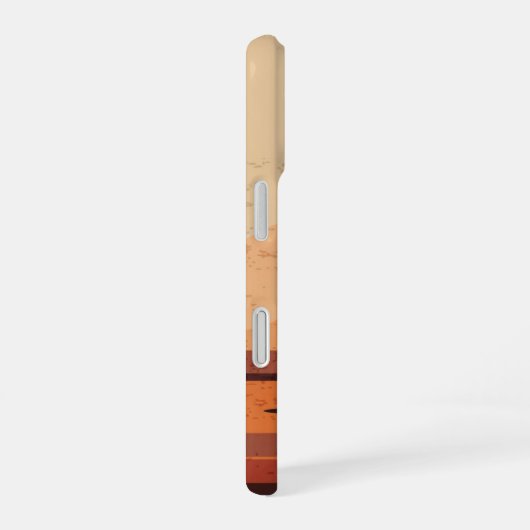 Retro-Kaffeetasse iPhone 16 Hülle (Rechte Seite)