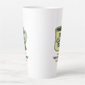 Retro-Kaffeetasse mit humorvollem Design Milchtasse (Vorderseite)