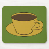 Retro Kaffeetasse mousepad (Vorne)