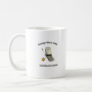 Retro-Kaffeetasse 'Vorsichtig behandeln' Kaffeetasse