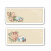 Retro-Kaffeezeit Aufkleber (Vorderseite)