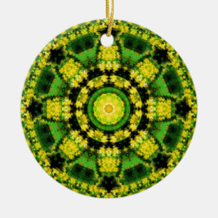 Retro Kaleidoskop Art Keramik Ornament