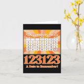 Retro-Kalender_ Silvester 2023-24 nicht vergessen  Karte (Gelbe Blume)