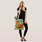 Retro-Kalifornien-Feeling Tasche (Am Model)