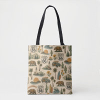 Retro Kalifornien Route 66 Strand Reisetasche