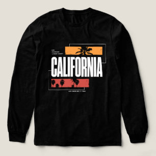 Retro Kalifornien Westküste Los Angeles Palmen Tri-Blend Shirt