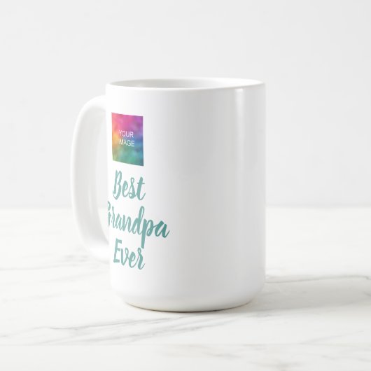 Retro-Kalligrafie Niedliche Vorlage Bester Opferkr Kaffeetasse (Vorderseite Links)