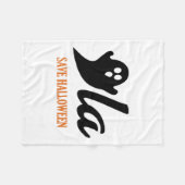 Retro Kamala Harris Halloween 2024 Comma La Ghost Fleecedecke (Vorderseite (Horizontal))