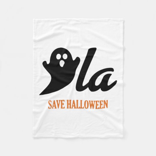Retro Kamala Harris Halloween 2024 Comma La Ghost Fleecedecke (Vorderseite)