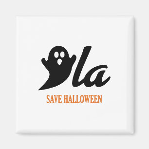 Retro Kamala Harris Halloween 2024 Comma La Ghost Magnet