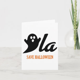 Retro Kamala Harris Halloween Comma La Ghost Pumpk Karte