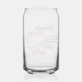 Retro Kamala Harris Tim Walz Niedliche Wahl Dosenglas (Rückseite)