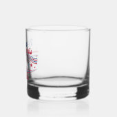 Retro Kamala Harris Tim Walz Niedliche Wahl Whiskyglas (Links)
