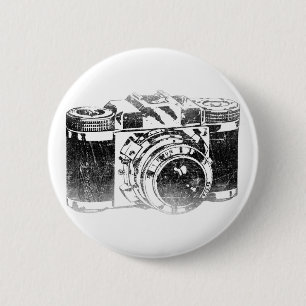 Retro-Kamera 50er Jahre Button