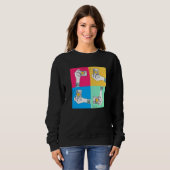 Retro-Kamera-Fotografie Foto machen Sweatshirt (Vorne ganz)