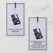 Retro-Kamera-Fotografie-Visitenkarte Visitenkarte (Vorne/Hinten)