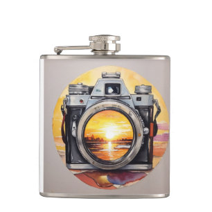 Retro-Kamera in Ihrer Tasche #3 Flachmann