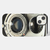 Retro Kamera iPhone Hülle (Rückseite (Horizontal))