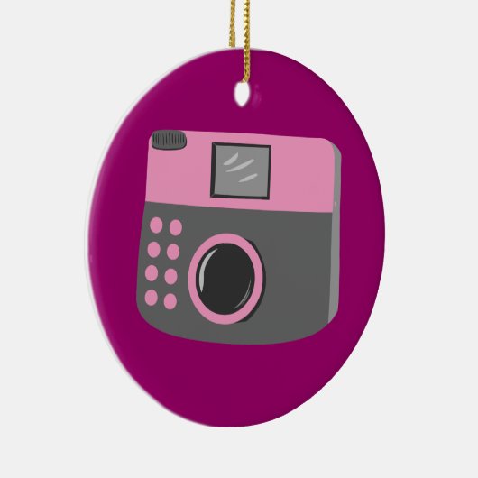 Retro-Kamera Keramik Ornament (Rechts)