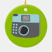 Retro-Kamera Keramikornament (Hinten)
