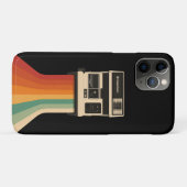 Retro-Kamera mit Regenbogen-Druck Case-Mate iPhone Hülle (Rückseite (Horizontal))