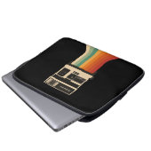 Retro-Kamera mit Regenbogen-Druck Laptopschutzhülle (Vorne Knopf)