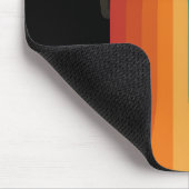 Retro-Kamera mit Regenbogen-Druck Mousepad (Ecke)