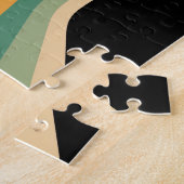 Retro-Kamera mit Regenbogen-Druck Puzzle (Seite)