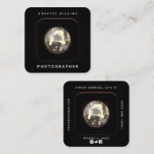 Retro-Kamera Objektiv Visitenkarte (Vorne/Hinten)