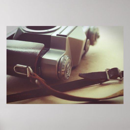 Retro-Kamera Poster (Vorne)