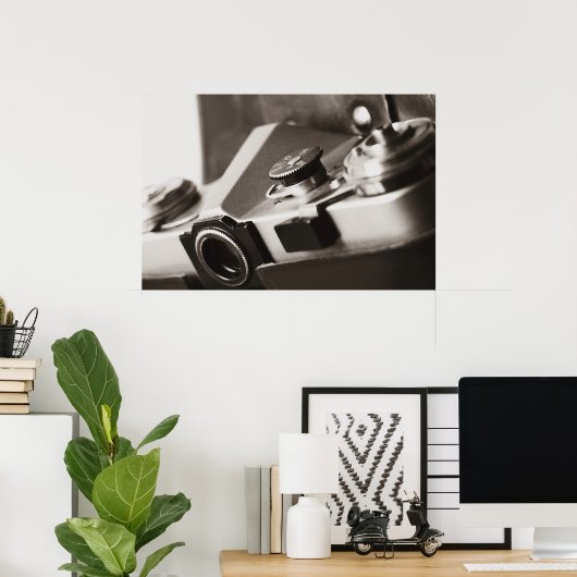 Retro-Kamera Poster (Heimbüro)