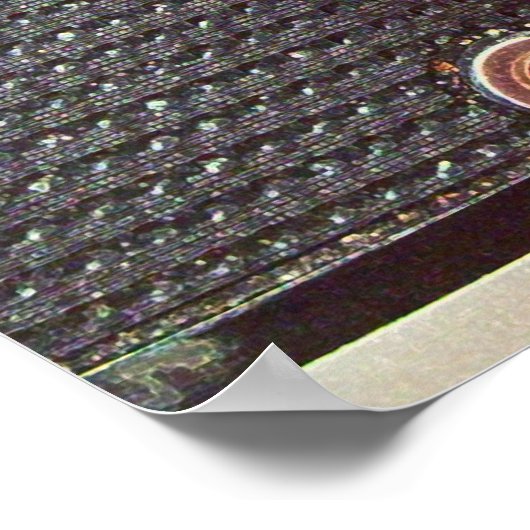 Retro-Kamera Poster (Ecke)