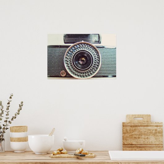 Retro-Kamera Poster (Küche)
