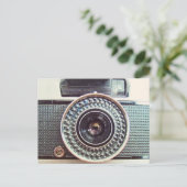 Retro-Kamera Postkarte (Stehend Vorderseite)