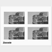 Retro-Kamera Rechteckiger Aufkleber (Blatt)