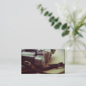 Retro-Kamera Visitenkarte (Stehend Vorderseite)