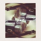 Retro-Kamera Visitenkarten (Außenseite Aufgefaltet)