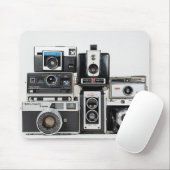 Retro-Kamerasammlung Mousepad (Mit Mouse)