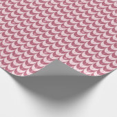 Retro-Kammmuster-Geometrisches Muster Geschenkpapier (Ecke)
