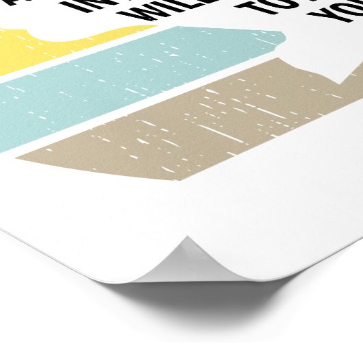 Retro-Kampf um die Dinge, die Ihnen wichtig sind Poster (Ecke)