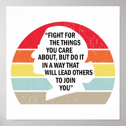 Retro-Kampf um die Dinge, die Ihnen wichtig sind Poster (Vorne)