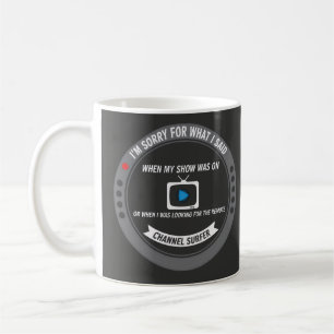 Retro-Kanal-Surfer Lustiges Sarkastisches Zitat-De Kaffeetasse