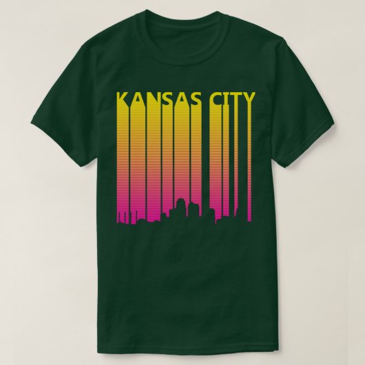 Retro KansasCity der 80er Jahre T-Shirt (Design vorne)