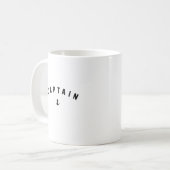 Retro Kapitän zur See Kaffeetasse (Vorderseite Links)