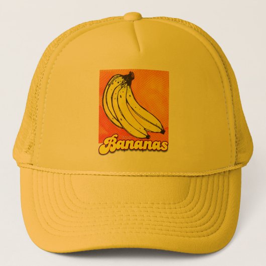 Retro Kappe der Bananen (Vorderseite)