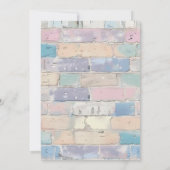 Retro Karaoke Birthday-80er Music Party Einladung (Rückseite)