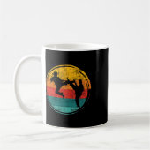 Retro Karate Fighter - Karateka Comt Selbstverteid Kaffeetasse (Links)